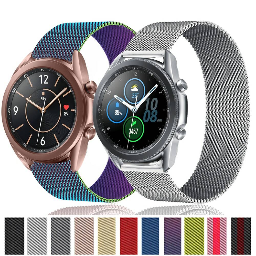 Ремешок магнитный для Samsung Galaxy watch 4 3 45 мм 41 мм/Active 2 46 мм/42 мм Gear S3, браслет для часов Huawei GT/2/2e 20/22 мм