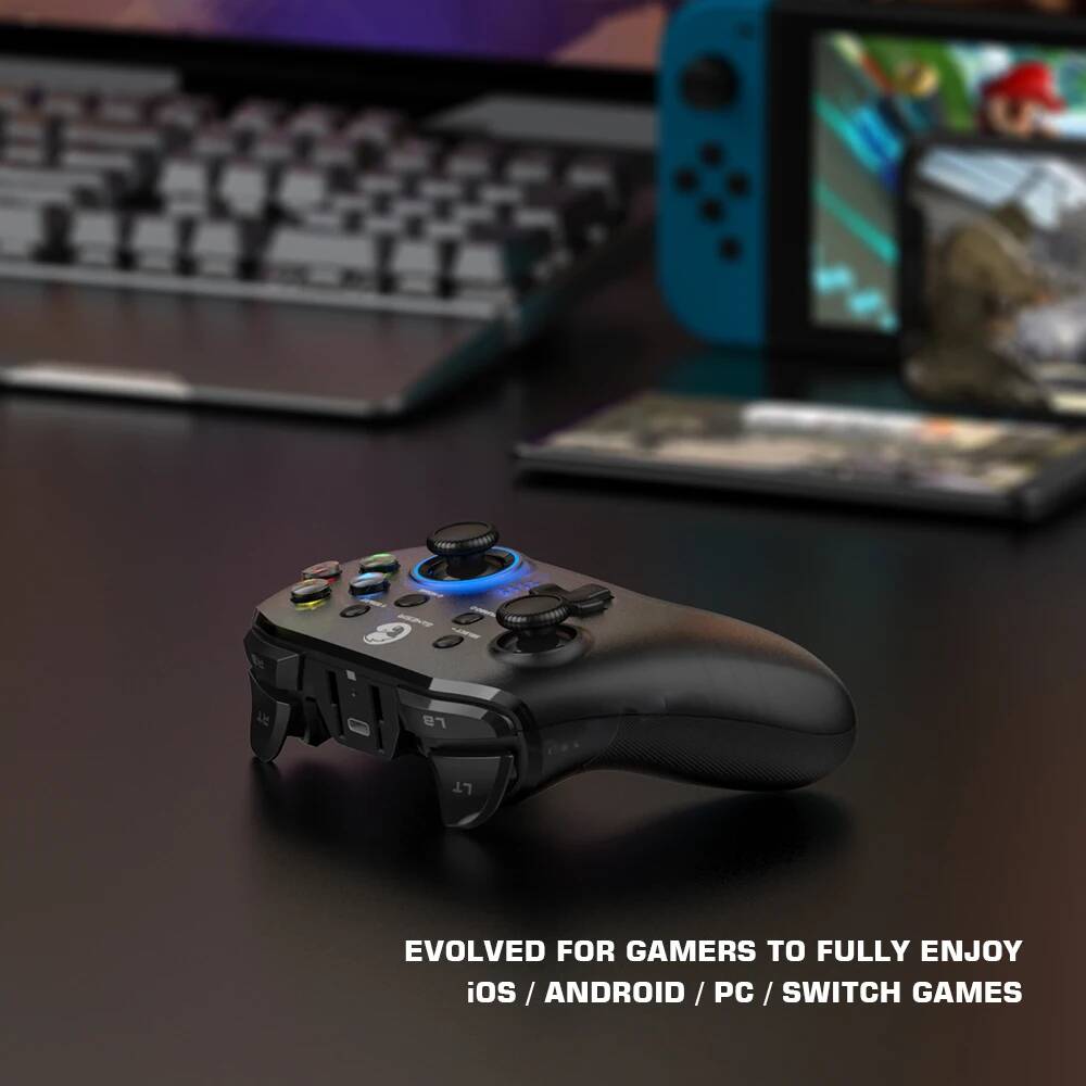 Беспроводной мобильный контроллер GameSir T4 Pro 2,4G, Bluetooth геймпад с 6-осевым гироскопом для Nintendo Switch, Android, iPhone, ПК, джойстик