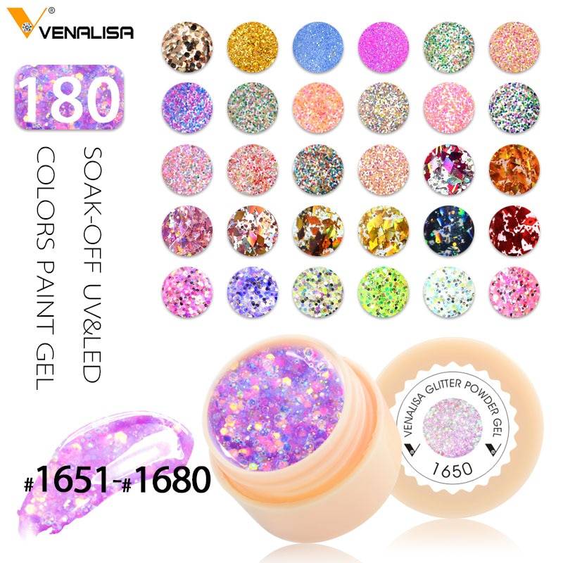Venalisa фабрика canni питания 180 Цвета UV/светодио дный Soak Off Профессиональный Nail салонный уход; Ультрафиолетовый гель Краски