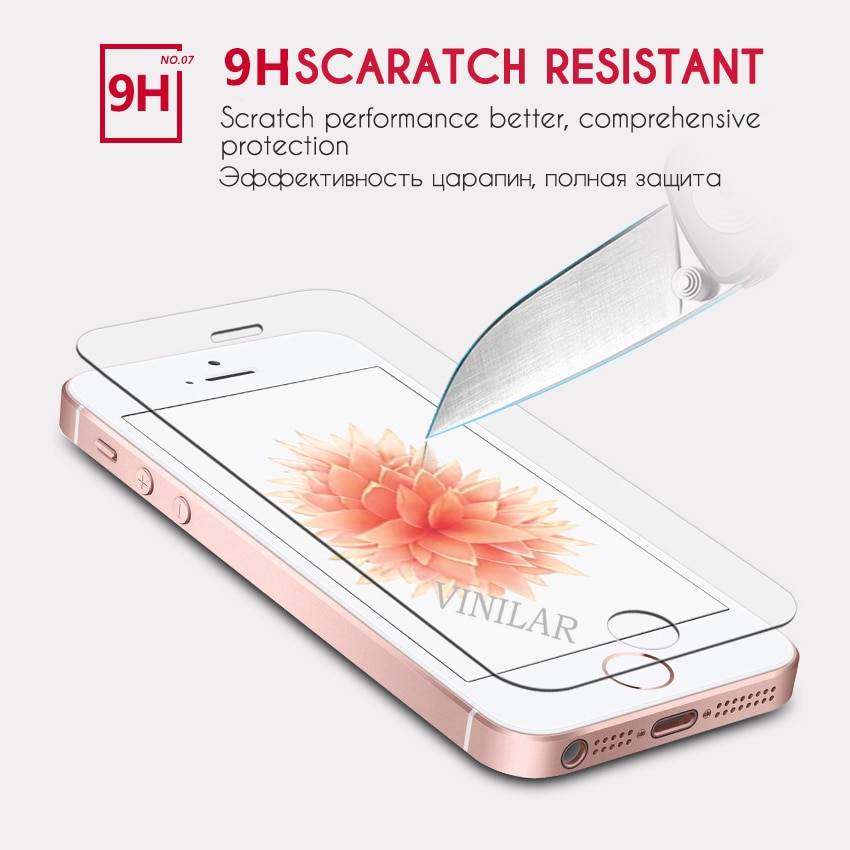 Стекло на iphone 5s закаленное стекло защитное стекло для iphone 5s, SE 5 9 h Пленка чехол для iphone 5s 5c 5 закаленное стекло HD