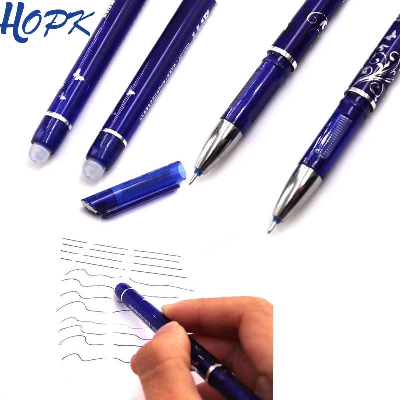1 шт для ручки со стираемыми чернилами синего цвета/черный/темно-синий/красный волшебный канцелярские принадлежности студенческий экзамен запасных