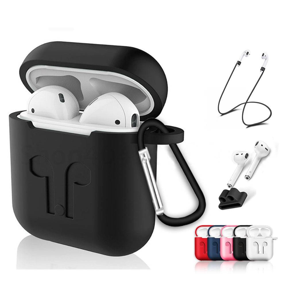 Мягкий силиконовый чехол для Airpods для Air Pods ударопрочный наушник защитный чехол для iphone 7 8 гарнитура аксессуары