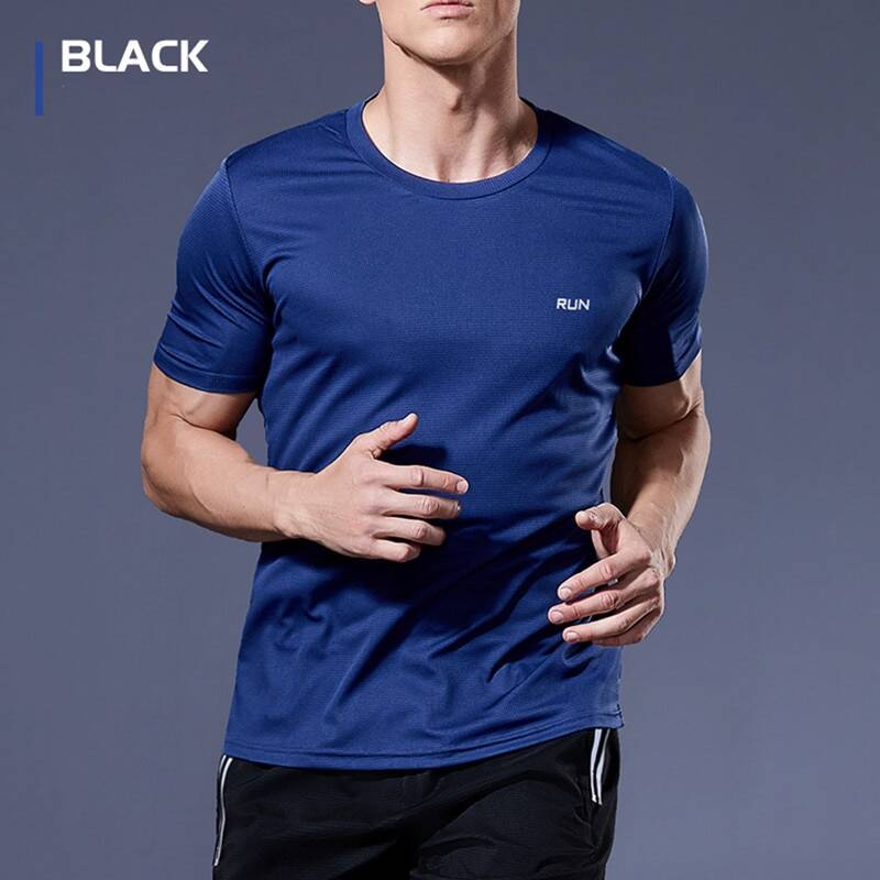 Отзыв о Многоцветная быстросохнущая спортивная футболка с коротким рукавом,Джерси для тренажерного зала, футболка для фитнеса, тренировочная футболкадля бега, Мужская дышащая спортивная одежда