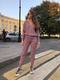 HLBCBG Женский трикотажный спортивный костюм, свитер с высоким воротом, повседневный костюм, Осень-зима, комплект из 2 предметов, вязаные штаны, спортивный костюм, женская одежда