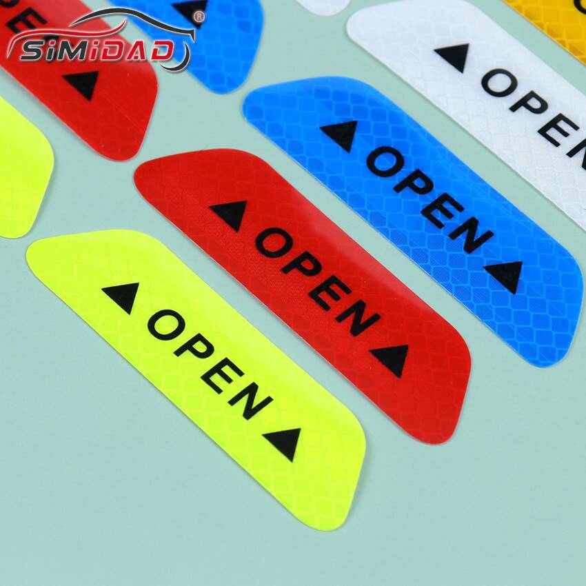 4 шт./набор, светоотражающие ленты для автомобильных дверей