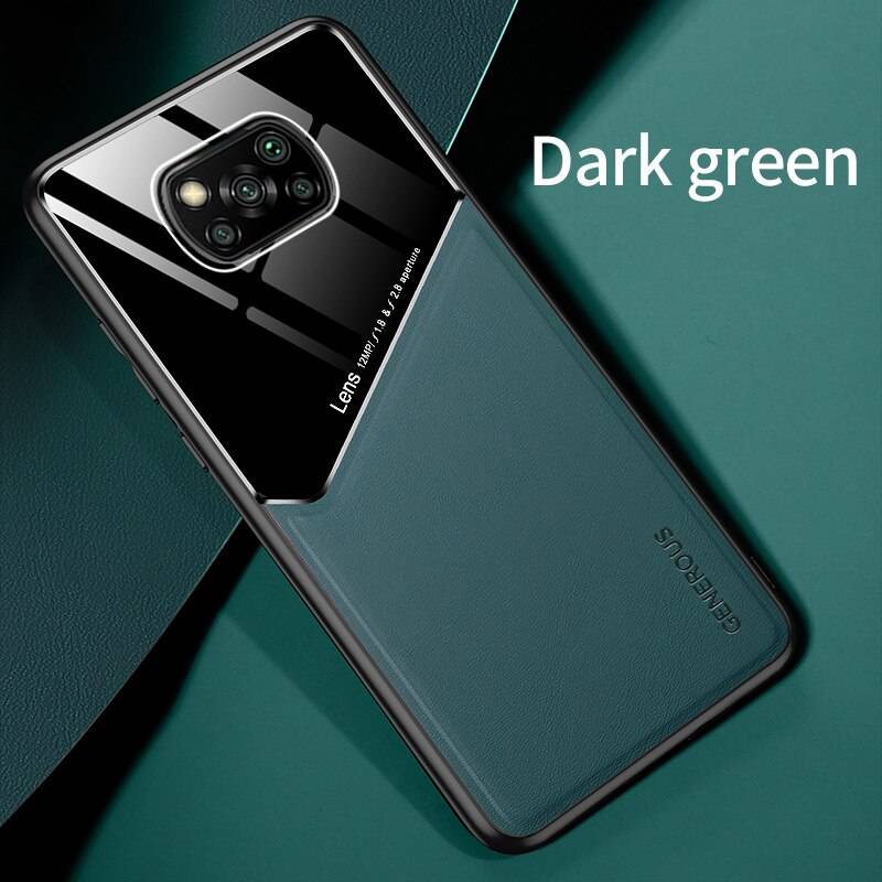 Чехол для телефона Atittu для Xiaomi Poco X3 NFC, чехол из поликарбоната, кожаный чехол со встроенным железом для Xiaomi Mi 10T Lite Pro 5G Poco X 3, чехлы с NFC