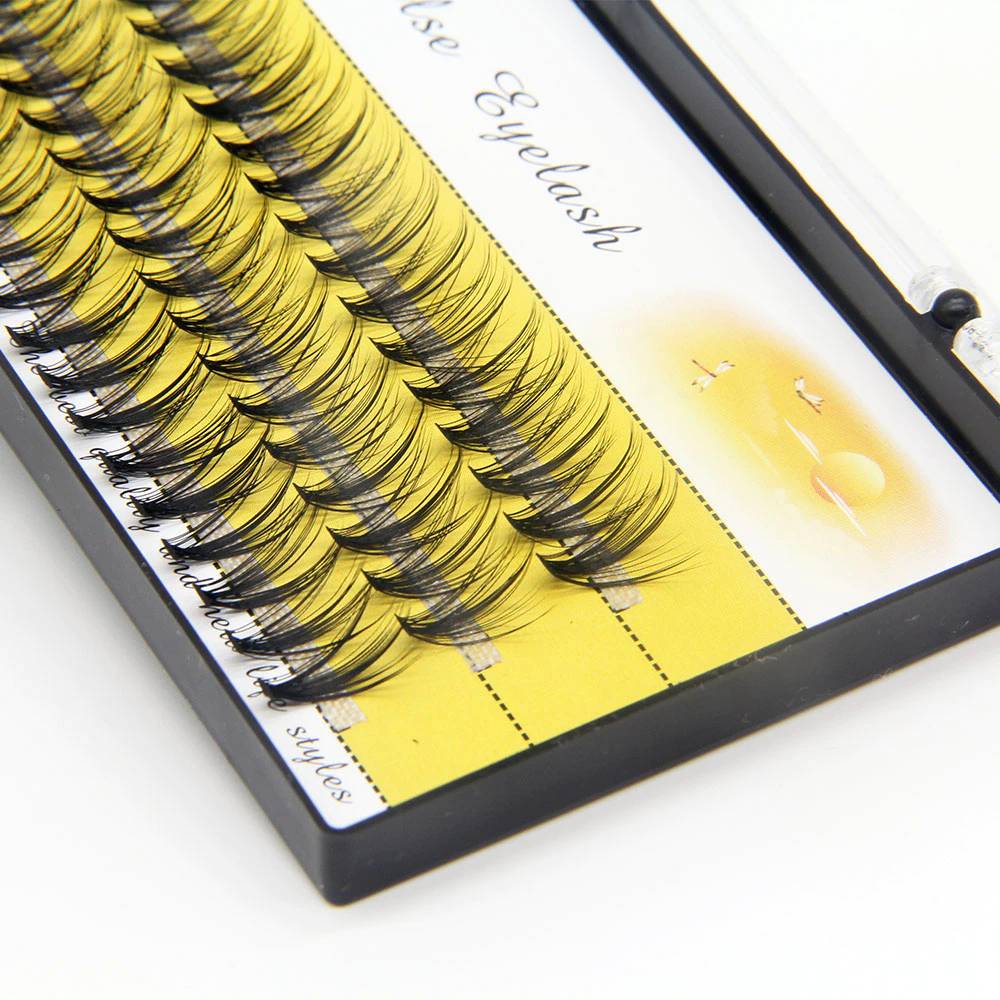20D 30D профессиональный макияж отдельных кластеров наращивание ресниц Поддельные Накладные ресницы наращивание ресниц Банча