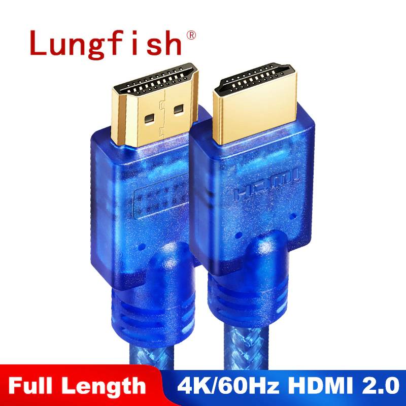 Lungfish HDMI кабель 2,0 HDMI к HDMI 1 м-10 м все поддерживает ARC 3D HDR 4K 60 Гц Ultra HD для Splitter Switch PS4 TV Box проектор
