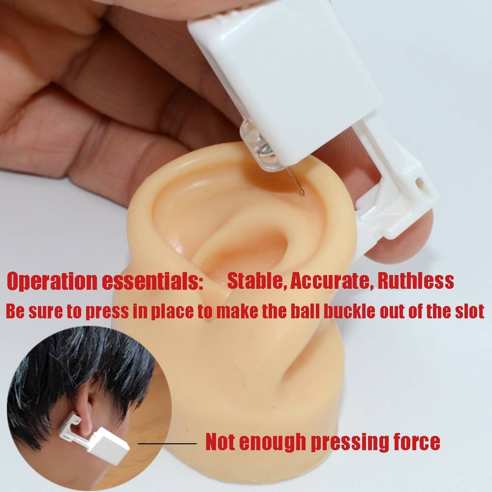 1 шт. одноразовый стерильный прибор для ушей пирсинга пистолет для пирсинга для прокола хрящевой ткани козелка и завитка ушной раковины без боли фотоаппарат набор для самостоятельного прокола ювелирных изделий