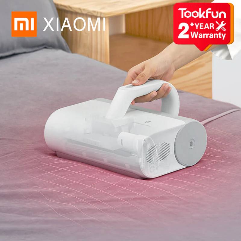 Новинка 2021, щетка XIAOMI MIJIA для удаления клещей для дома, кровать, одеяло, уф стерилизация, дезинфекция, пылесос циклонного типа 12000 Па