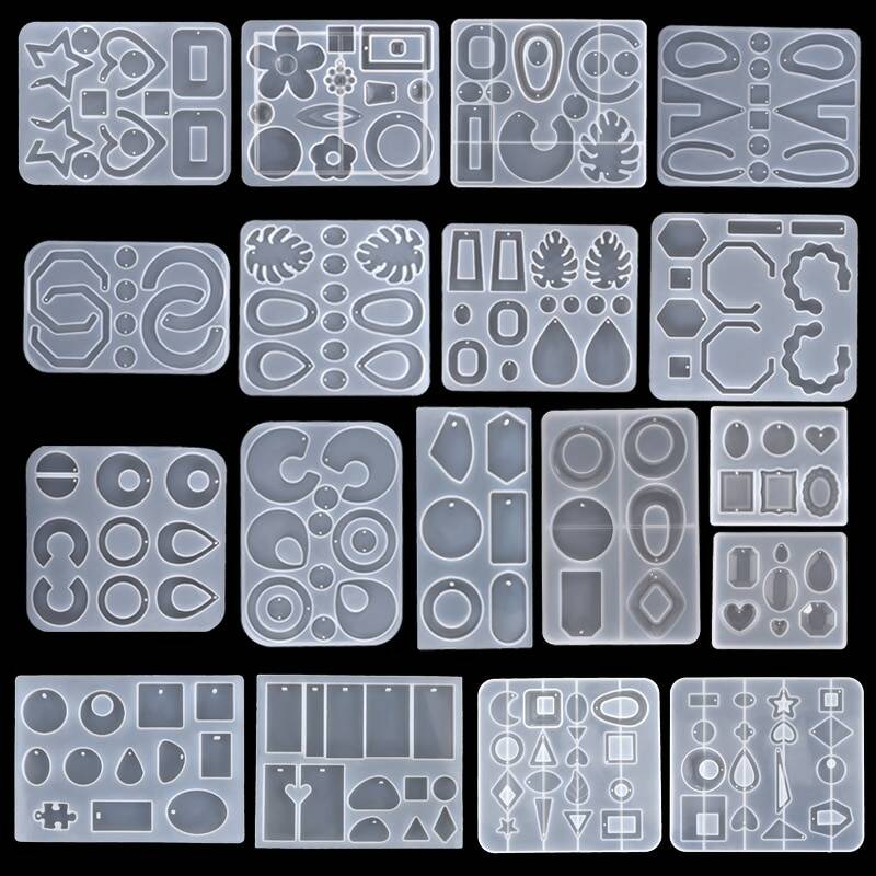 Женская круглая силиконовая форма в форме сердца, форма из смолы для изготовления ожерелий и брелоков из эпоксидной смолы