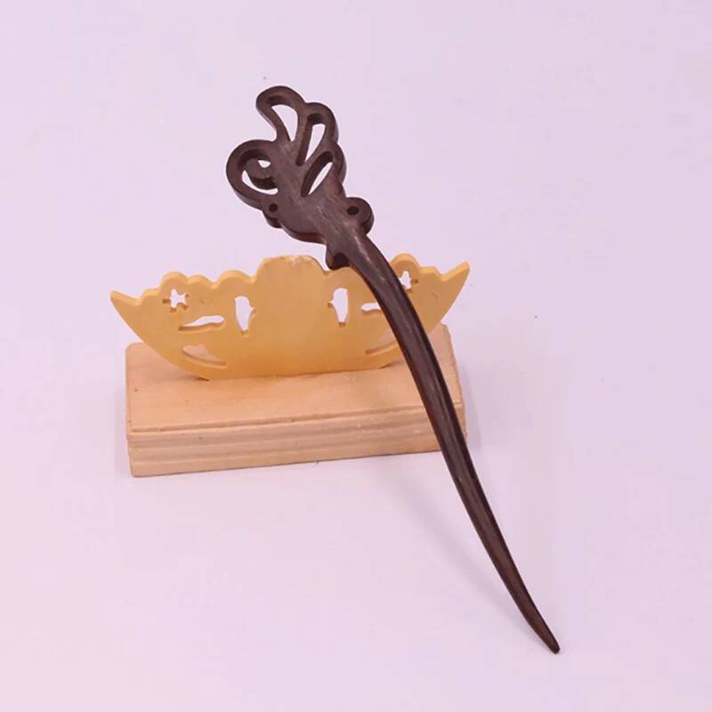 Шпильки для волос из сандалового дерева в этническом стиле, шпильки для волос, деревянные головные уборы ручной работы, женские головные уборы, аксессуары для волос в китайском стиле