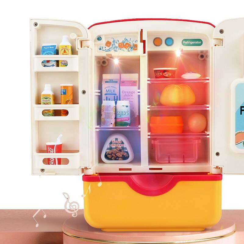 Детские игрушки, холодильник, аксессуары с дозатором льда, ролевые игры для детей, кухня, игрушки для резки еды для девочек и мальчиков