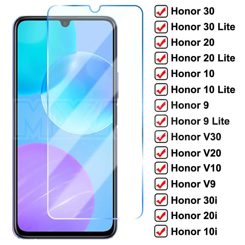 9D полное Защитное стекло для Huawei Honor 30 20 10 Lite V30 V20 V10 закаленное стекло для Honor 9 8 Lite 30i 20i 10i защита экрана