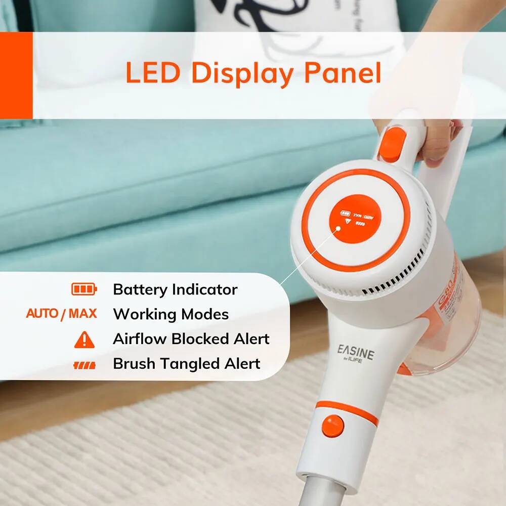 ILIFE G80 беспроводной ручной пылесос робот-машина, 22 кПа всасывание, 45 минут работы, подсветка, чистые ковры, напольные волосы