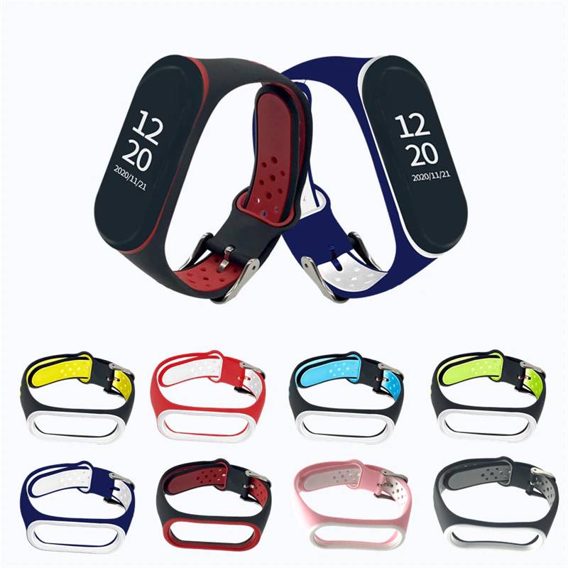 Ремешок FANGTUOSI для Mi Band 5 6, новый стиль 2021, дышащие ремешки для браслета Xiaomi Mi Band 4 5 3, ремешок на запястье