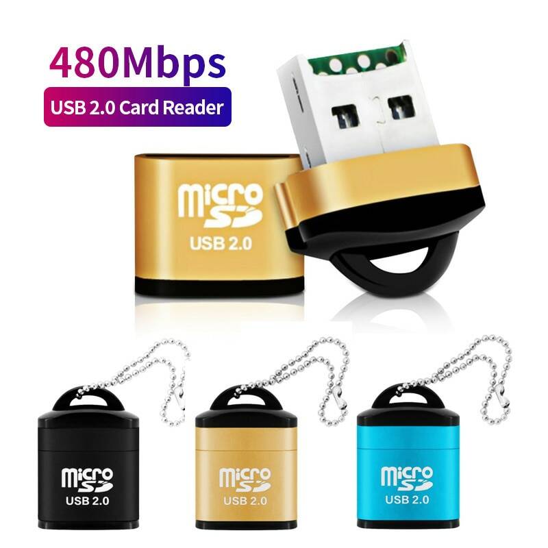 Картридж для ПК, высокоскоростной картридер USB 2,0, TF Micro SD, адаптер для лэптоп ноутбуки