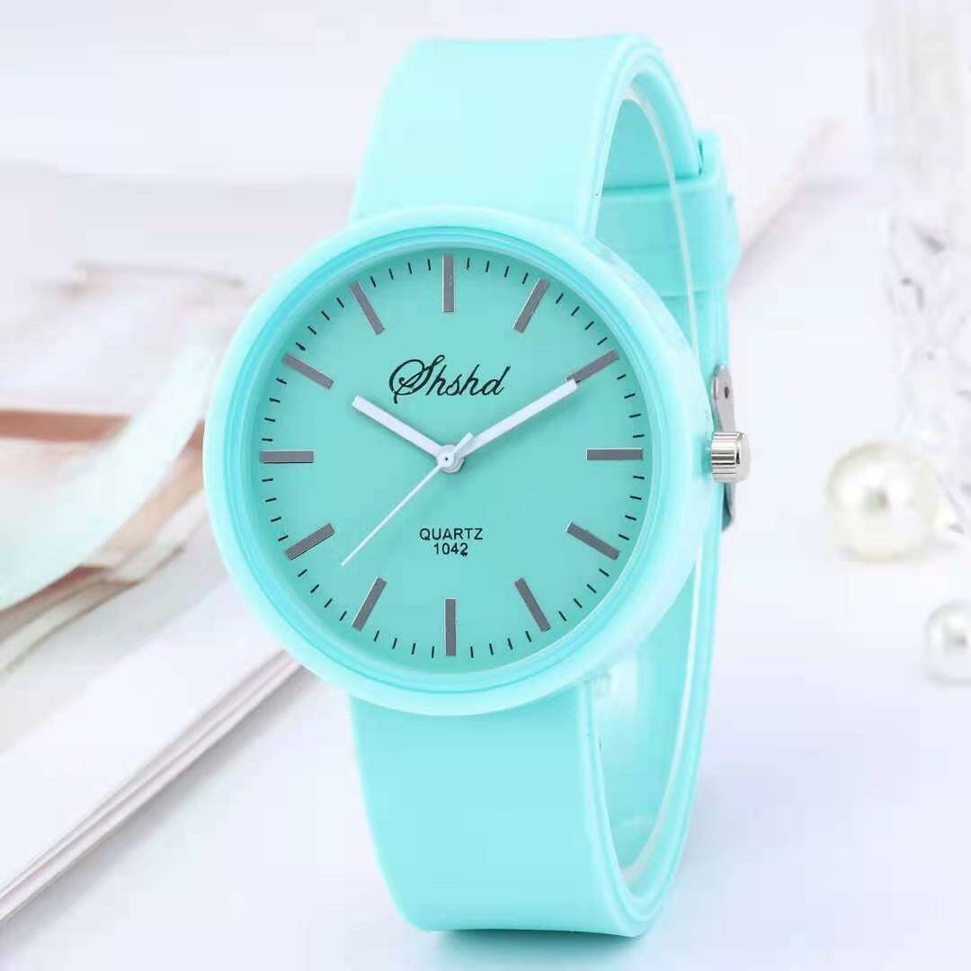 2021 Новые простые силиконовые брендовые кварцевые часы WOKAI, повседневные женские силиконовые часы с кристаллами, женские наручные часы, лидер продаж