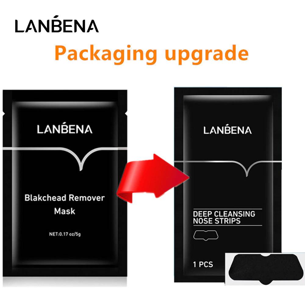 Маска для носа LANBENA, маска для удаления черных точек, глубокое очищение, пилинг, носовая палочка, контроль жирности, лечение акне, инструмент для удаления, уход за кожей