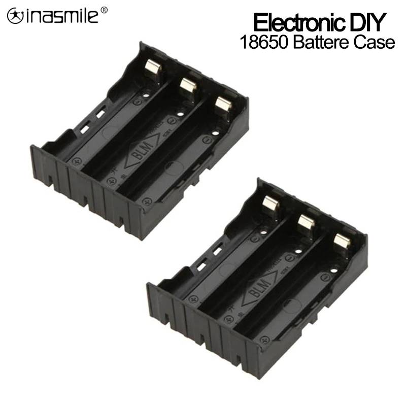 ABS 18650 Черный Мощность случаи банковских карт 1X 2X 3X 4X 18650 Высокое качество DIY контейнер под элемент питания, на возраст 1, 2, 3, 4, слот контейнер для батарей с жестким Pin-код