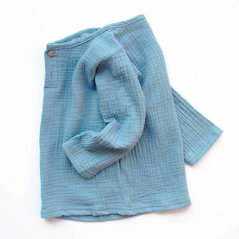 Льняные хлопковые летние футболки для маленьких мальчиков и девочек, новинка 2023, удобные топы для малышей, футболка, детская футболка, одежда для детей 1-6 лет, детские пуговицы