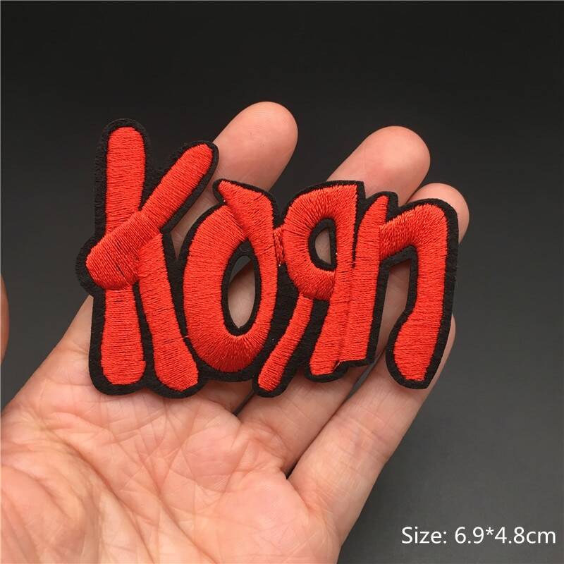 Rock Band Iron on Patch for Clothing Embroidery Badges Music Metal Punk Stripes Clothes Stickers Appliques Sewing Jacket Jeans