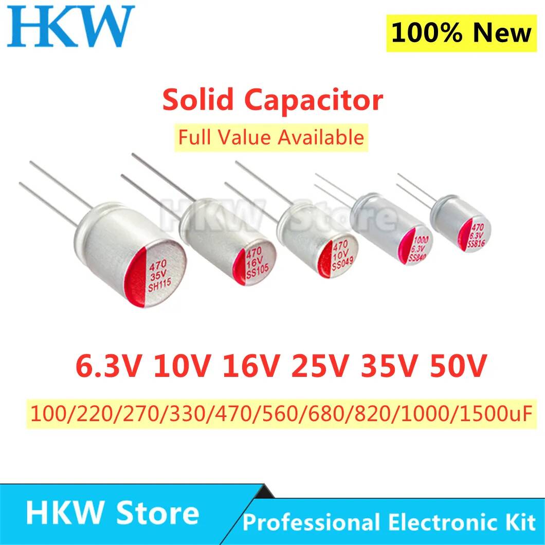 Электролитический конденсатор супер низкий ESR 6,3 В 16 В 25 В 35 В 50 в 100 мкФ 270 мкФ 470 мкФ 220 330 мкФ 560 мкФ 820 мкФ