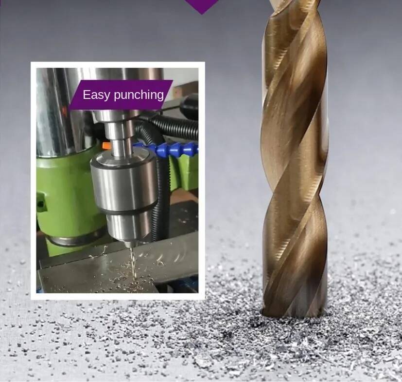 Кобальтовое сверло M35 с прямым хвостовиком