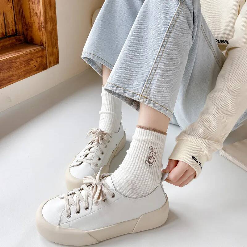 Женские хлопковые носки в японском стиле