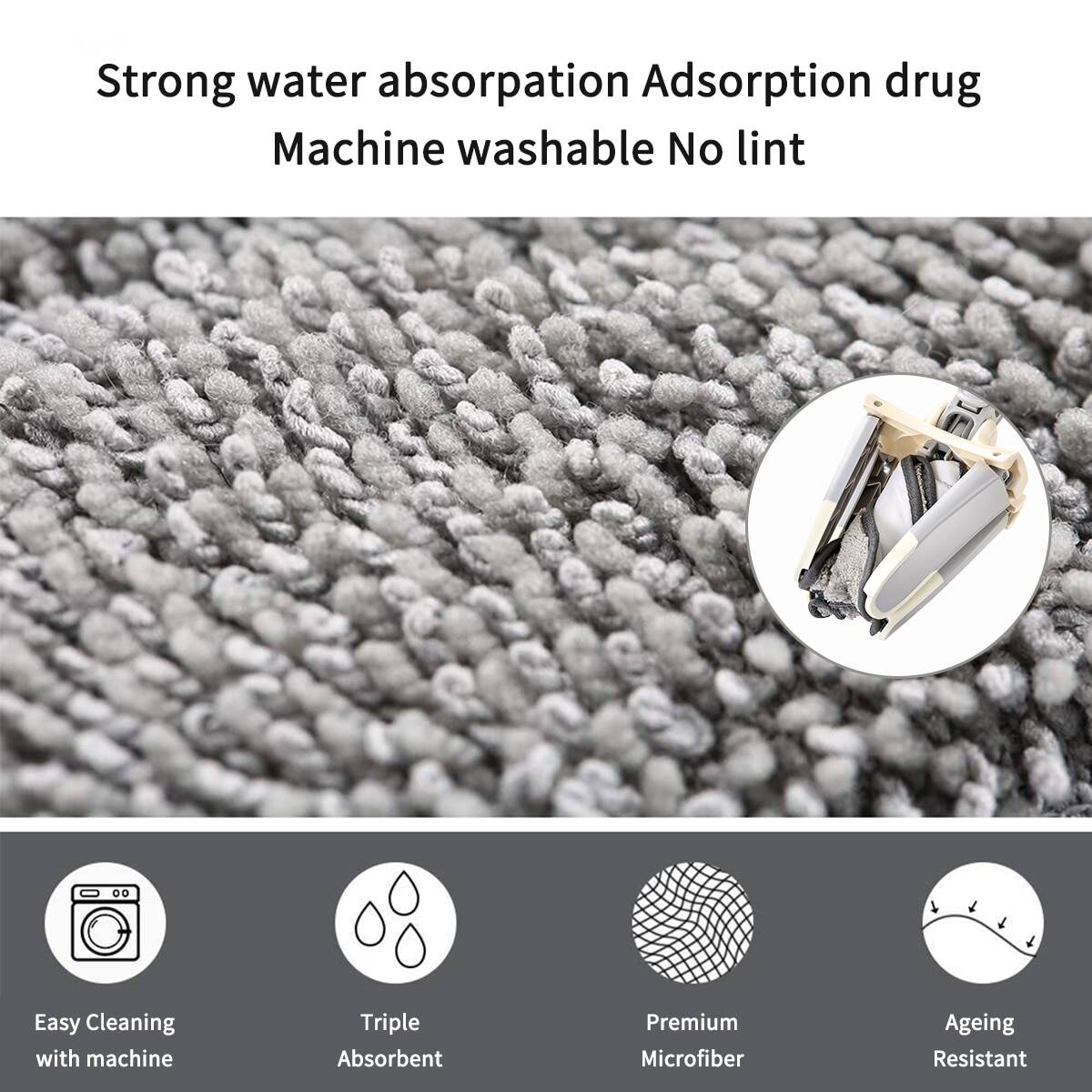 х швабра с отжимом швабра для мытья полов Не стирать вручную 3 куска магия  микрофибра тряпка для швабры насадка на швабру Повернуть на 360 градусов швабры для мытья пола бытовые чистящие инструменты для чистки ламинат