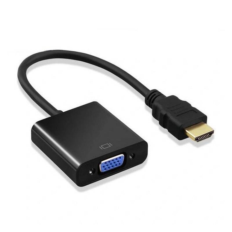 HDMI-совместим с VGA Ada [кабель ter HD 1080P преобразователь Аудио источник питания HD в VGA переходник мама для ноутбука ПК ТВ