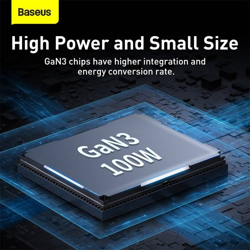 Устройство зарядное сетевое Baseus, 100/65 Вт, 4 в 1, для iPhone 14/13/12 Pro Max