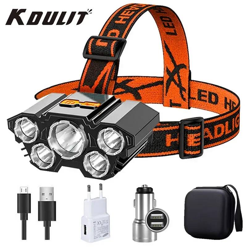 KDULIT налобный фонарь 5 LED
