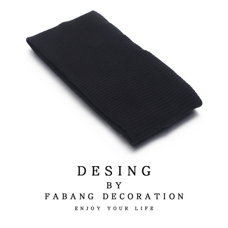 Повязка на голову женская, вязаная, однотонная, эластичная, винтажная