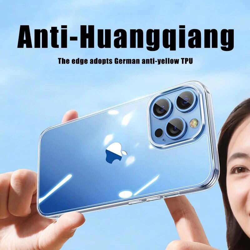 Прозрачный силиконовый чехол для iPhone