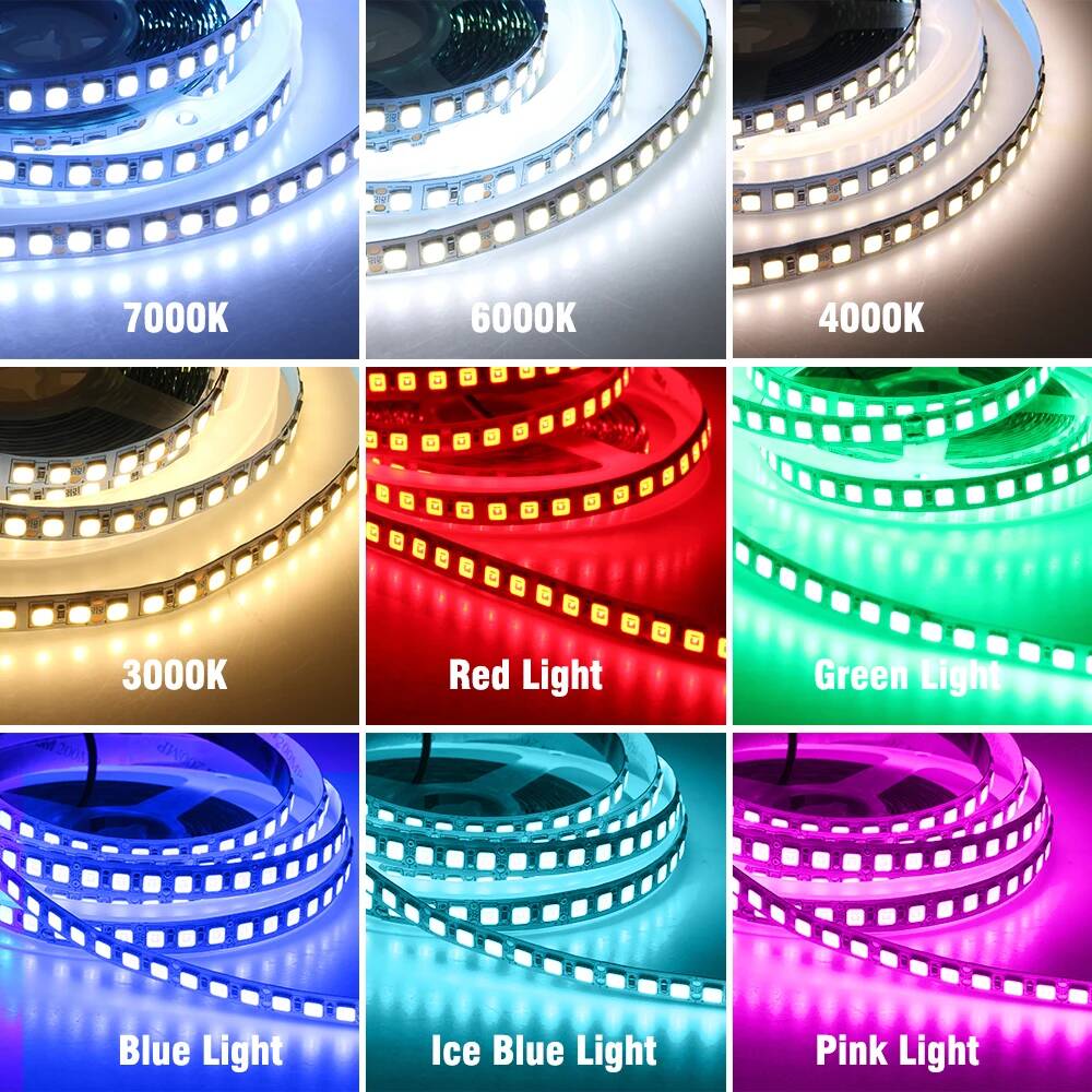TRANYTON светодиодная лента 5м 120 LEDs 5054 RGB