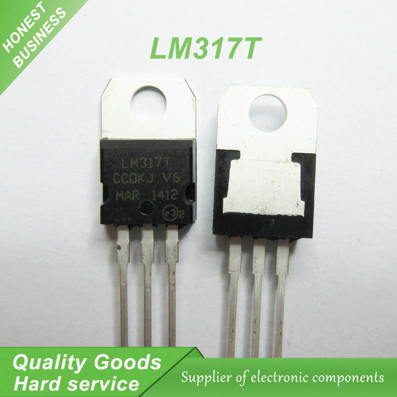 10 шт. LM317T LM317 Напряжение Регулятор IC 1.2 В 37 В 1.5a К-220 новый оригинальный