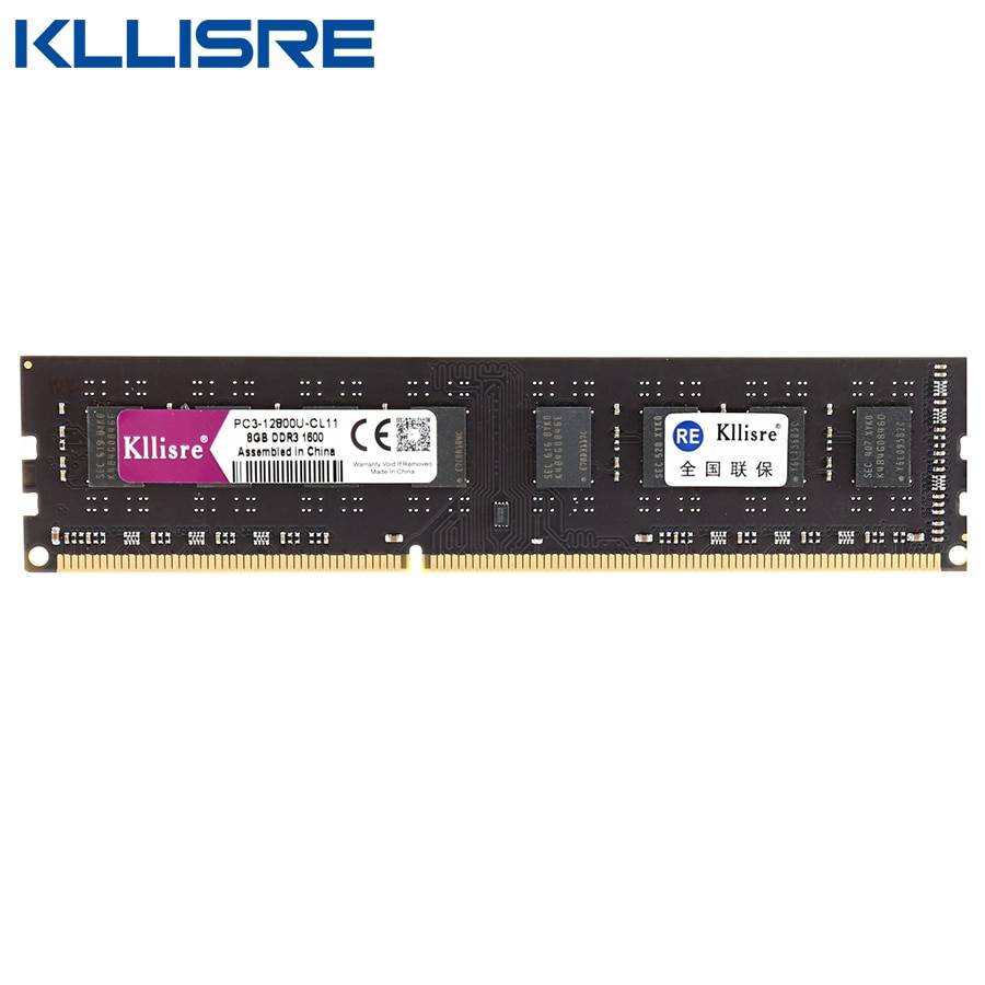 Kllisre Ram DDR3 4 ГБ 8 ГБ 2 Гб 1333 1600 МГц настольная память с радиатором 240pin 1,5 В Новый dimm