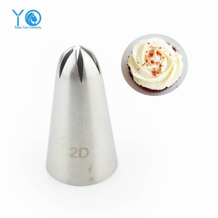 #2D#852 Large Size Cupcake Nozzle Decorating Tip Icing Nozzle Cake & Cupcake Decorating Tools Decorating Nozzle Bakeware