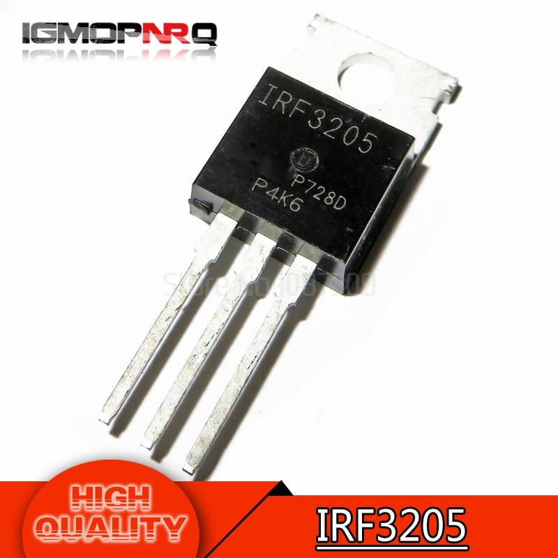 10 шт. Бесплатная доставка IRF3205 IRF3205PBF MOSFET mosft 55 В 98A 8 МОМ 97.3nC К-220 новый оригинальный