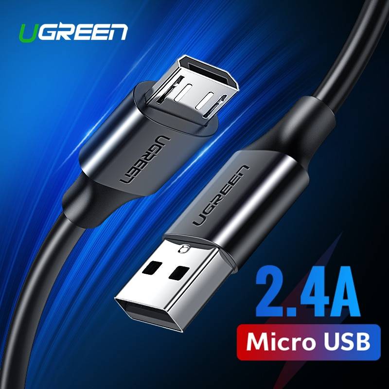 Ugreen кабель micro usb 3 m 2 m 1 m 5v2a зарядное устройство usb кабель для передачи данных для samsung htc huawei мобильный телефон кабели для android телефоны