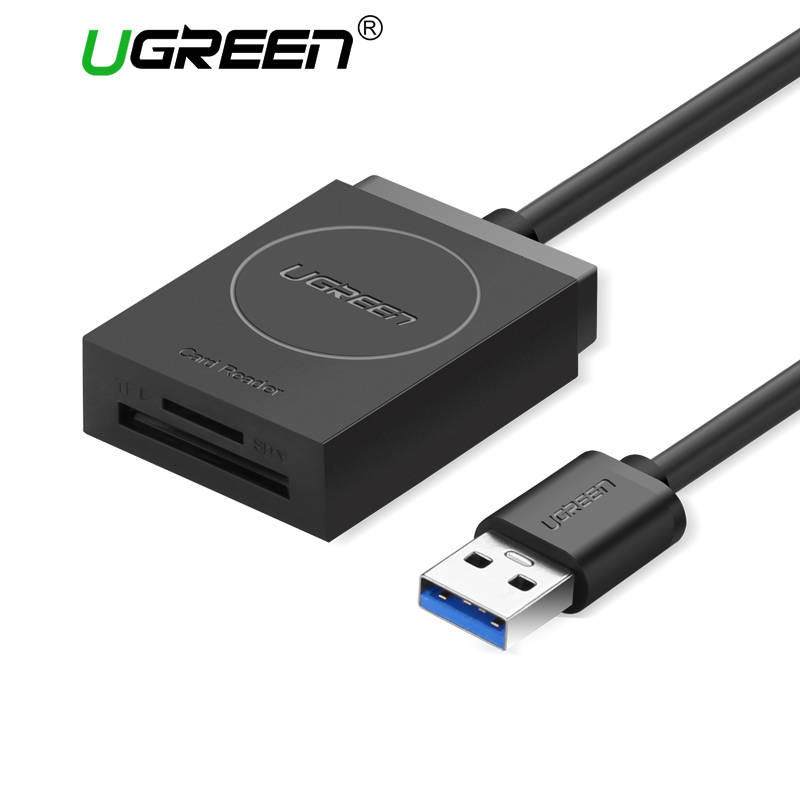 Ugreen Card Reader Mini USB 3,0 SD Micro SD TF OTG Smart Card Reader для samsung kingston карты памяти Reader USB SD адаптер