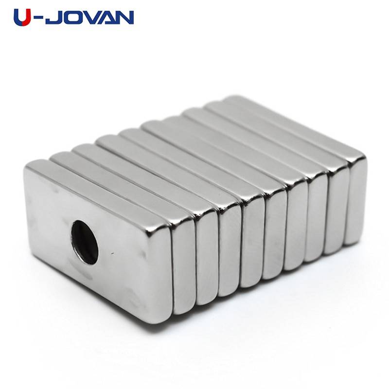 U-JOVAN 10 шт. 20x10x3 мм 4 мм отверстие N35 Super Strong Rare кольцо с изображением земли блок неодимовым магнитом магниты на холодильник