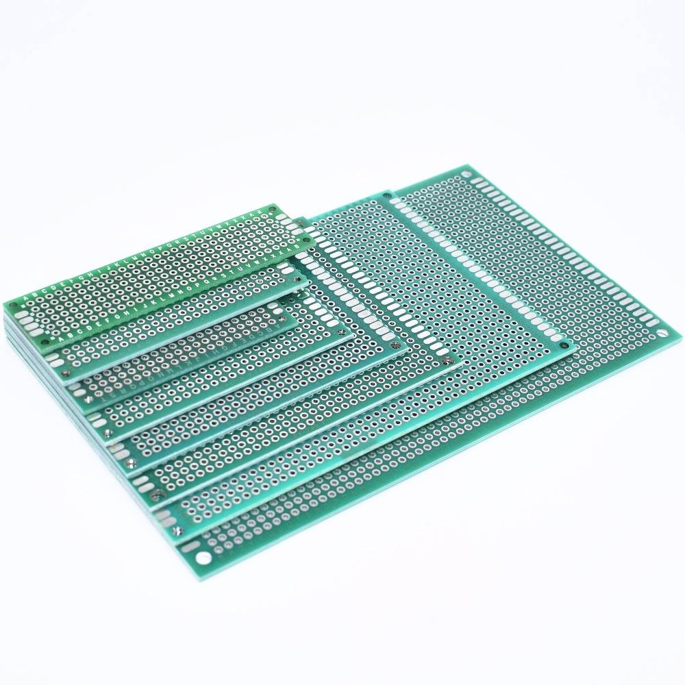 Новый 7x9 6x8 5x7 4x6 3x7 2x8 см Double Side прототип Diy Универсальный печатная схема pcb доска печатную плату 4*6*8 5*7