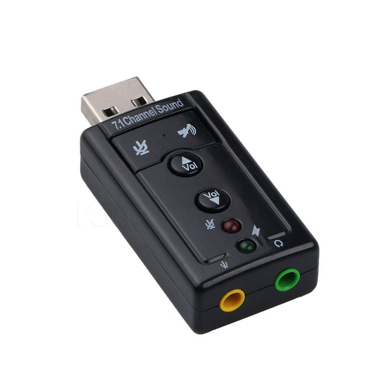 Kebidumei Внешний USB адаптер Аудио Звуковая карта Виртуальный 7.1 CH USB 2.0 MIC Динамик Аудио микрофон гарнитуры 3.5 мм Jack конвертер