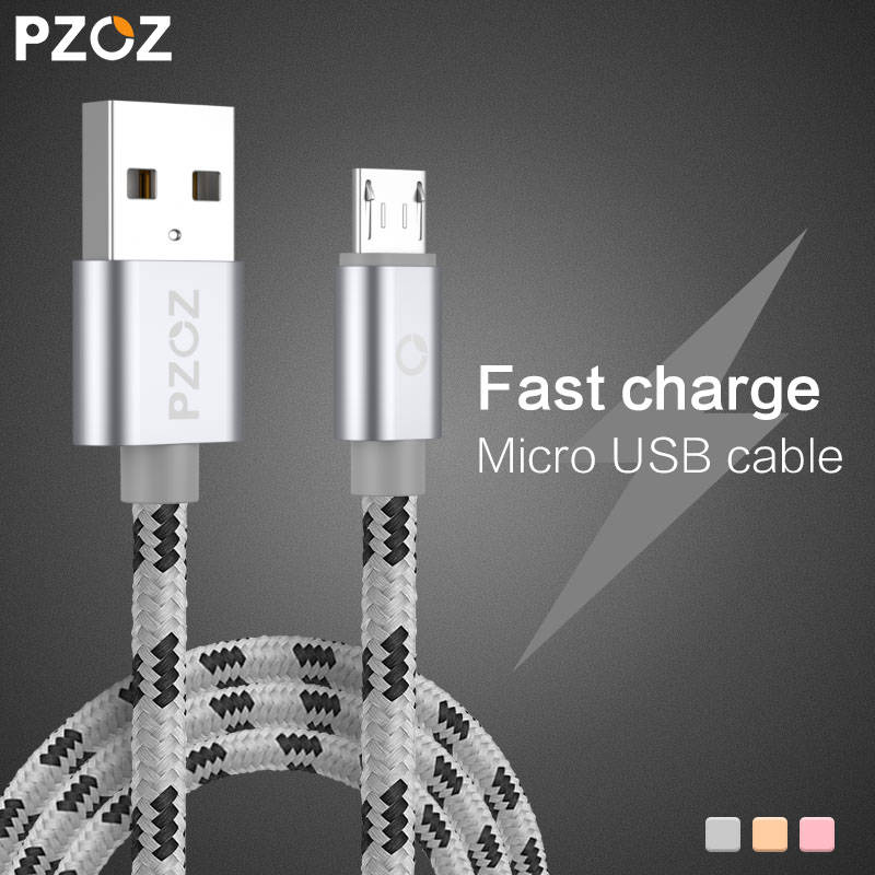 PZOZ Micro USB кабель быстро зарядки телефона Зарядное устройство адаптер Cabel данных для samsung Xiaomi huawei MEIZU SONY Android заряда Microusb