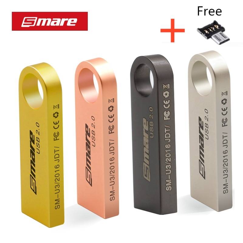 SMARE U3 USB флешка 8 ГБ/16 ГБ/32 ГБ/64 ГБ накопитель флешки USB 2,0 Флешка Memory stick диск USB 512 МБ 256 МБ Бесплатная OTG