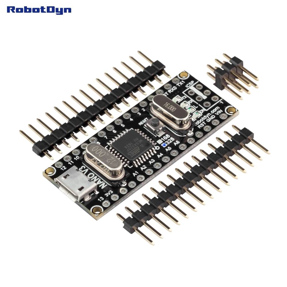 NANO V3 ATmega328 (16MHz) / CH340G, MicroUSB-порт