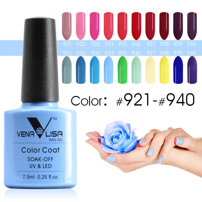 Venalisa ногтей Цвет GelPolish CANNI Маникюр завод новые продукты 7,5 мл Лак для ногтей Led & UV Soak off Цвет гель лаки лак