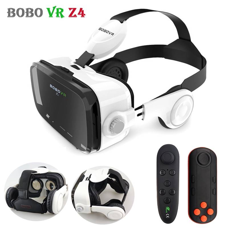 Оригинальный BOBOVR Z4 кожа 3D картонный шлем виртуальной реальности VR очки гарнитура Stereo Box BOBO VR для 4-6 "мобильный телефон